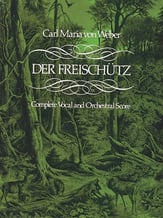 Der Freischutz Orchestra Scores/Parts sheet music cover